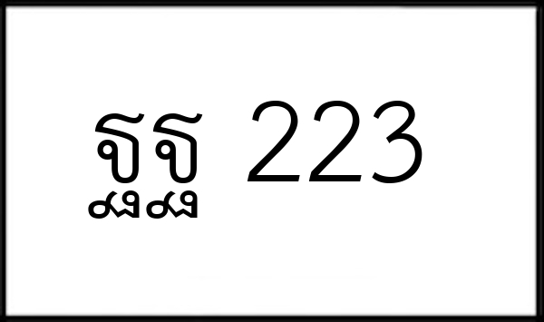 ฐฐ 223